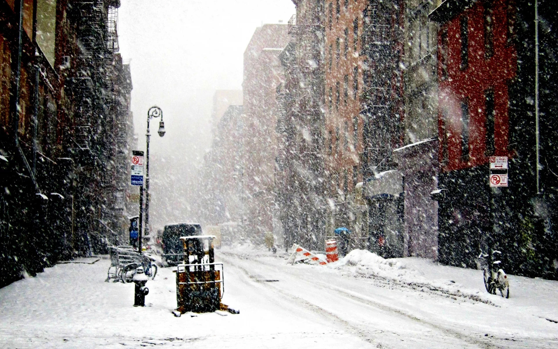 winter, зима, new-york, нью-йорк, снегопад, new-york under snow, снег