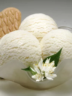 sweet, ice cream, dessert, цветы, мороженое, сладкое, десерт