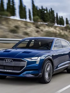 синий, 2015, audi, e-tron, quattro, suv, ауди, концепт