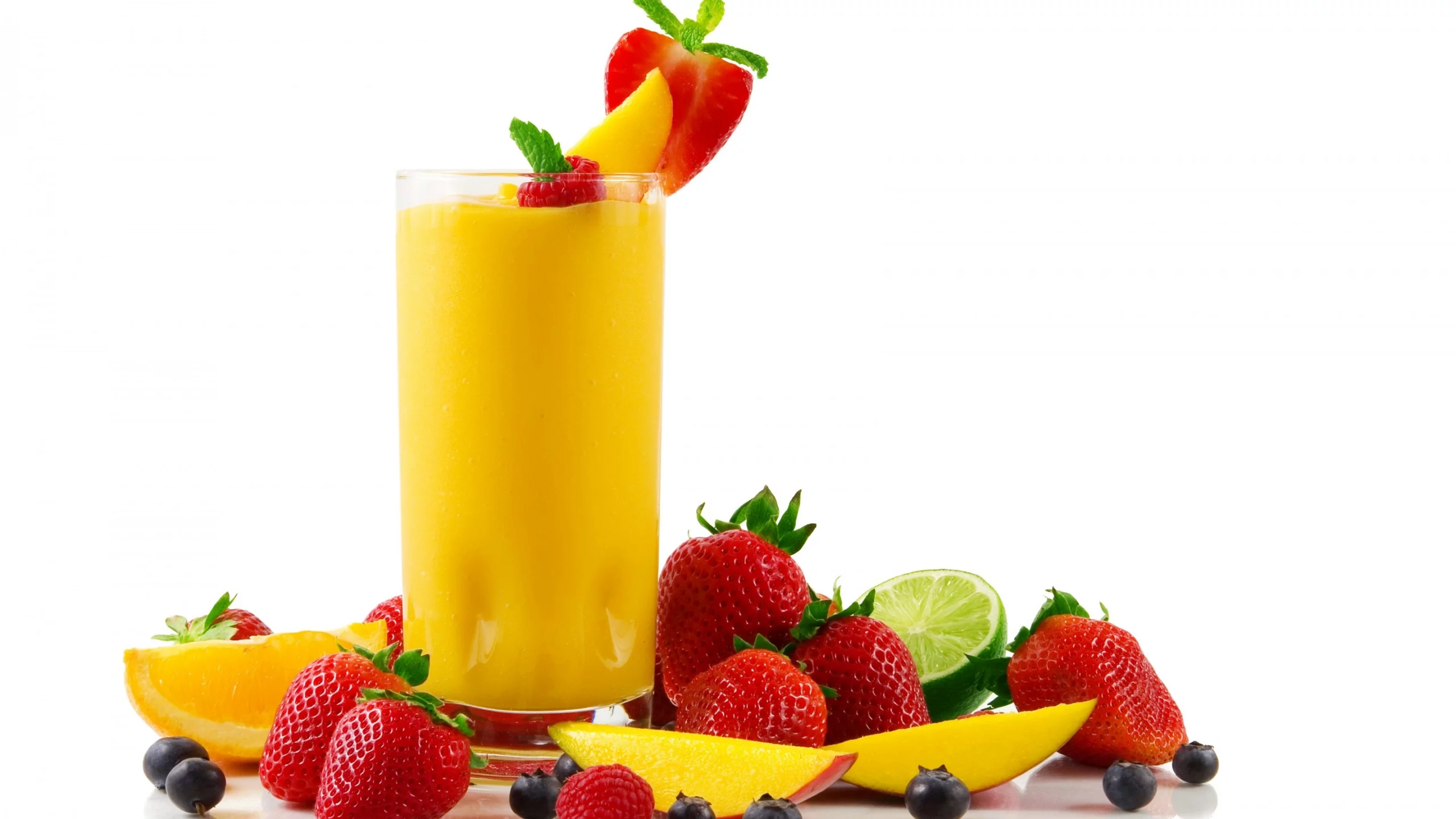 Drinks, Juice, Strawberry, orange, peach, сок, клубника, апельсин, персик