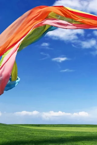 девушка, майка, шарф