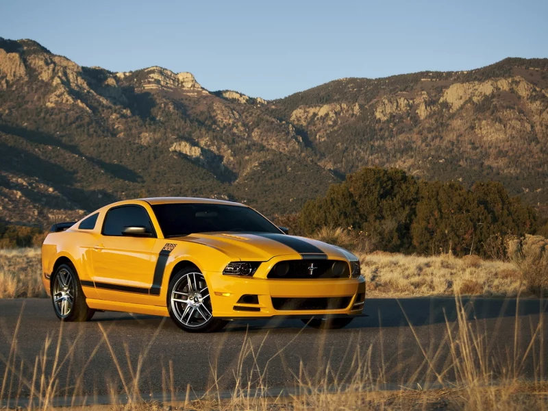 ford mustang, muscle car, boss 302, форд, автообои