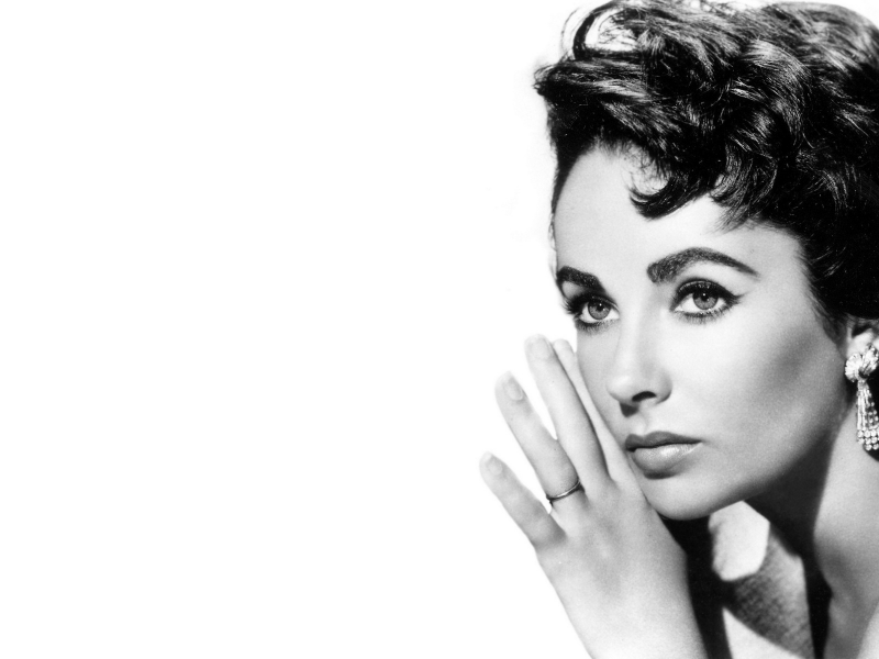 элизабет тейлор, брюнетка, elizabeth taylor, серьги, актриса