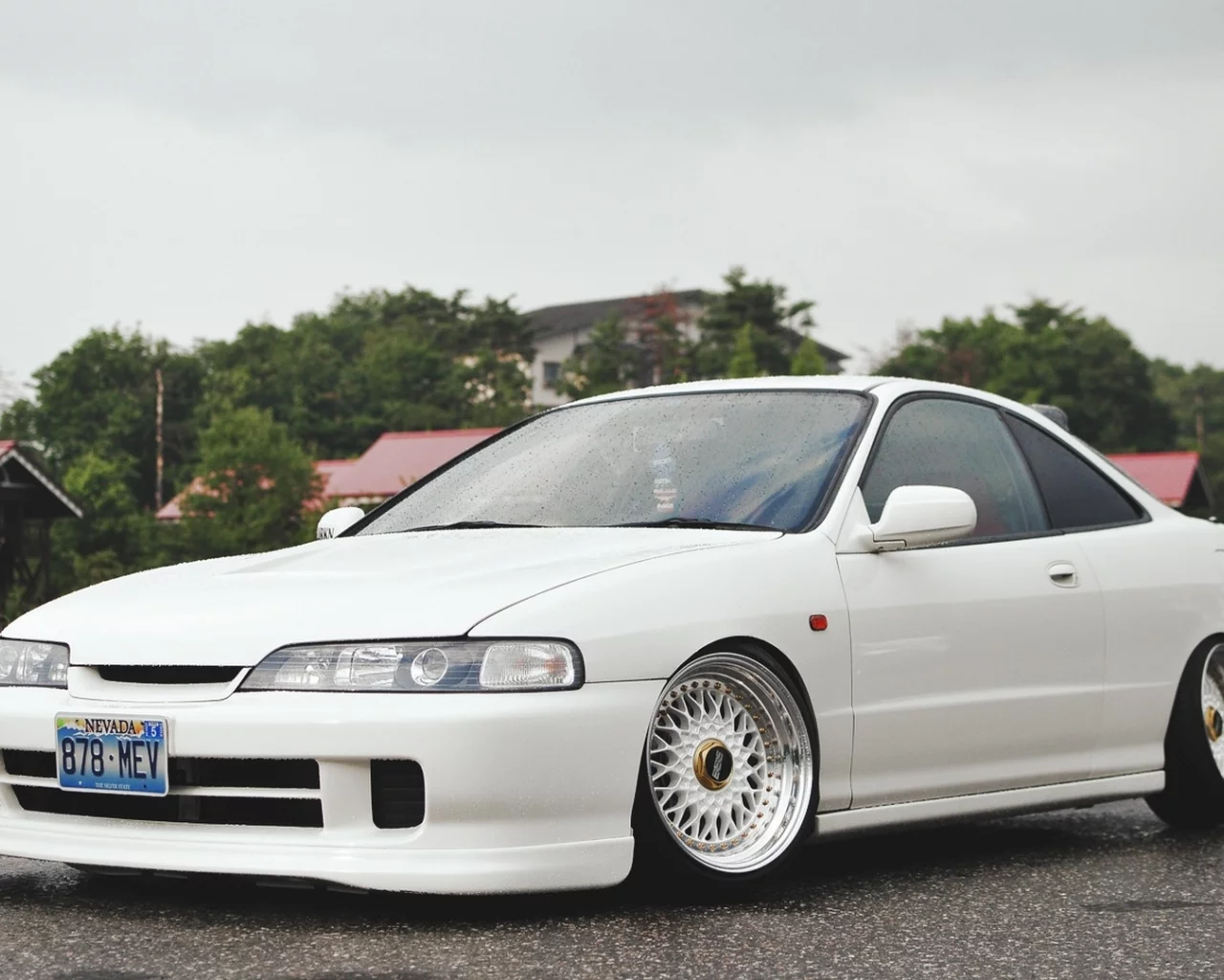 stance, japan, car, wallpapers, honda integra, automobile, type r, tuning, white