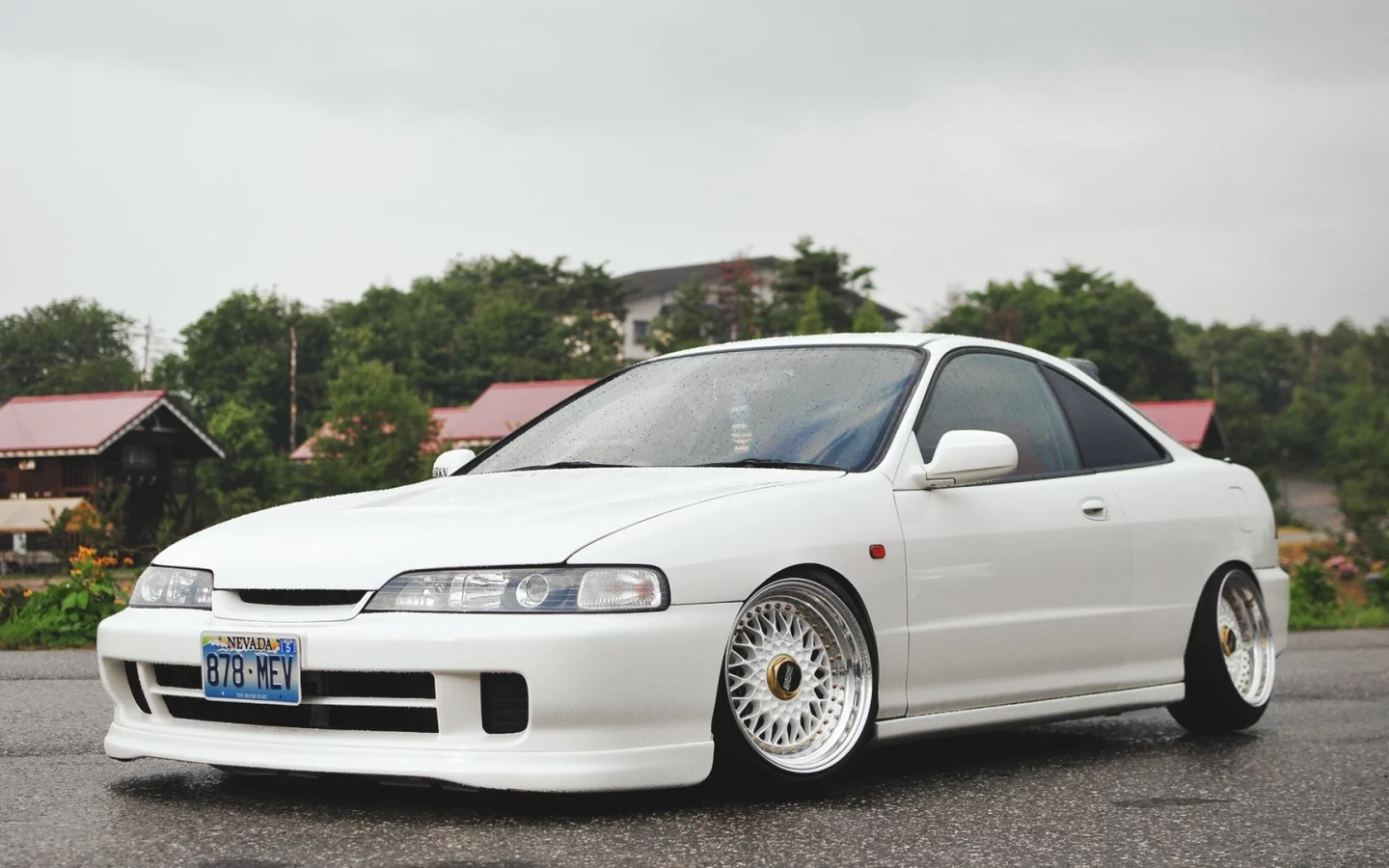 stance, japan, car, wallpapers, honda integra, automobile, type r, tuning, white