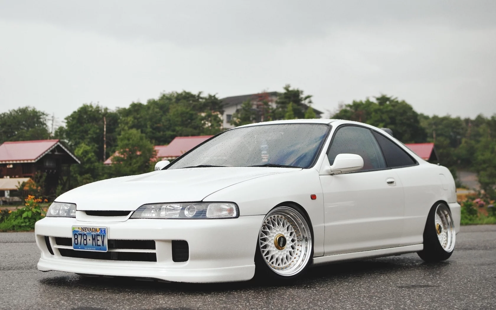 stance, japan, car, wallpapers, honda integra, automobile, type r, tuning, white