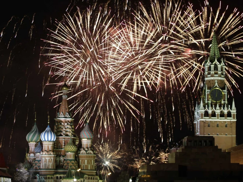 н., год, салют, москва