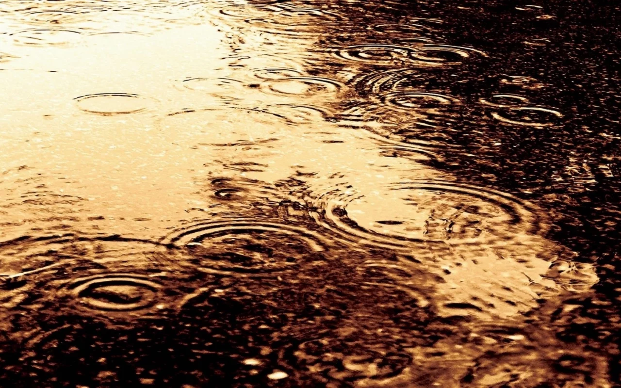 вода, капли, река, красиво