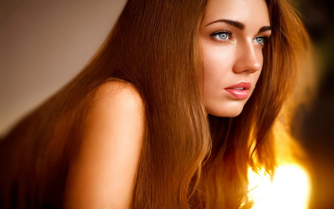 women, face, девушка, лицо, рыжая, юная, глаза, губы, плечи