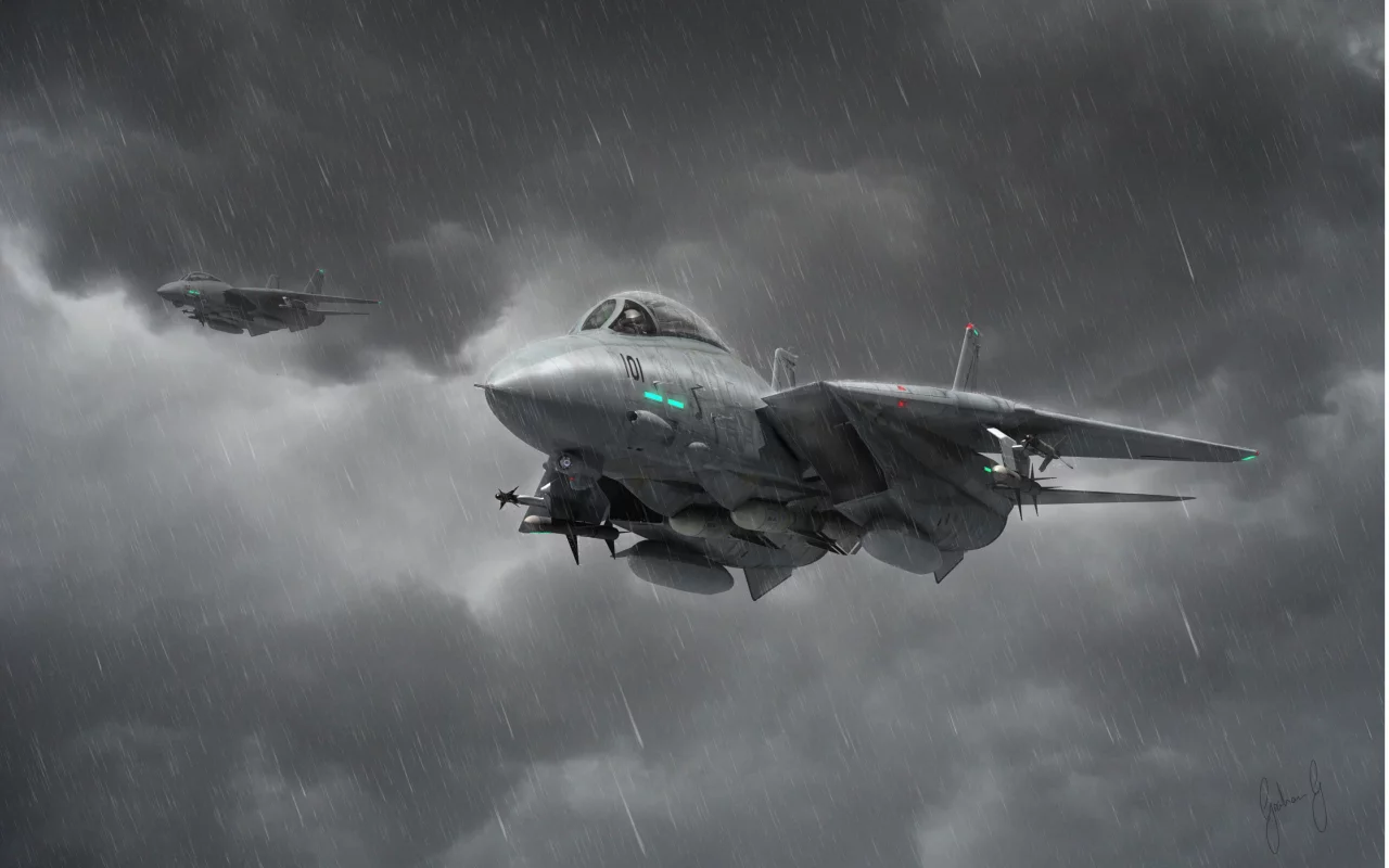 f-14, истребитель, реактивный, перехватчик, томкэт