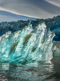 лёд, море, природа