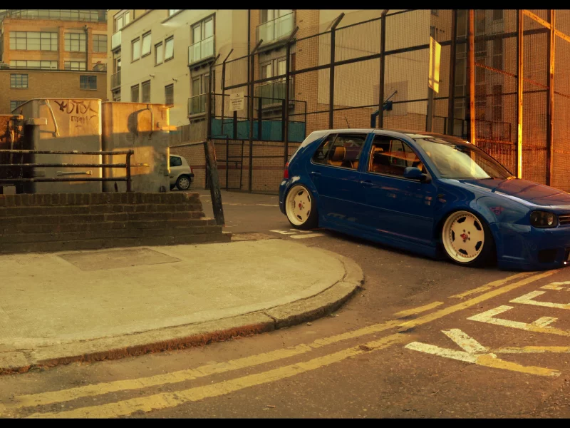 vw, stance, dubvw, golf iv