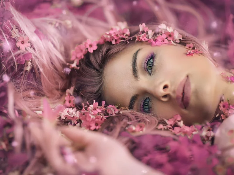 beauty, girl, candy