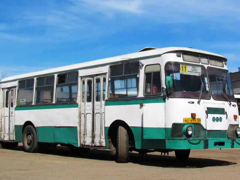 автобус, лиаз, пенза, асфальт