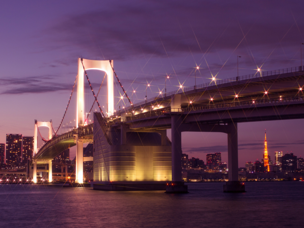 япония, мегаполис, capital, japan, столица, мост, tokyo, токио