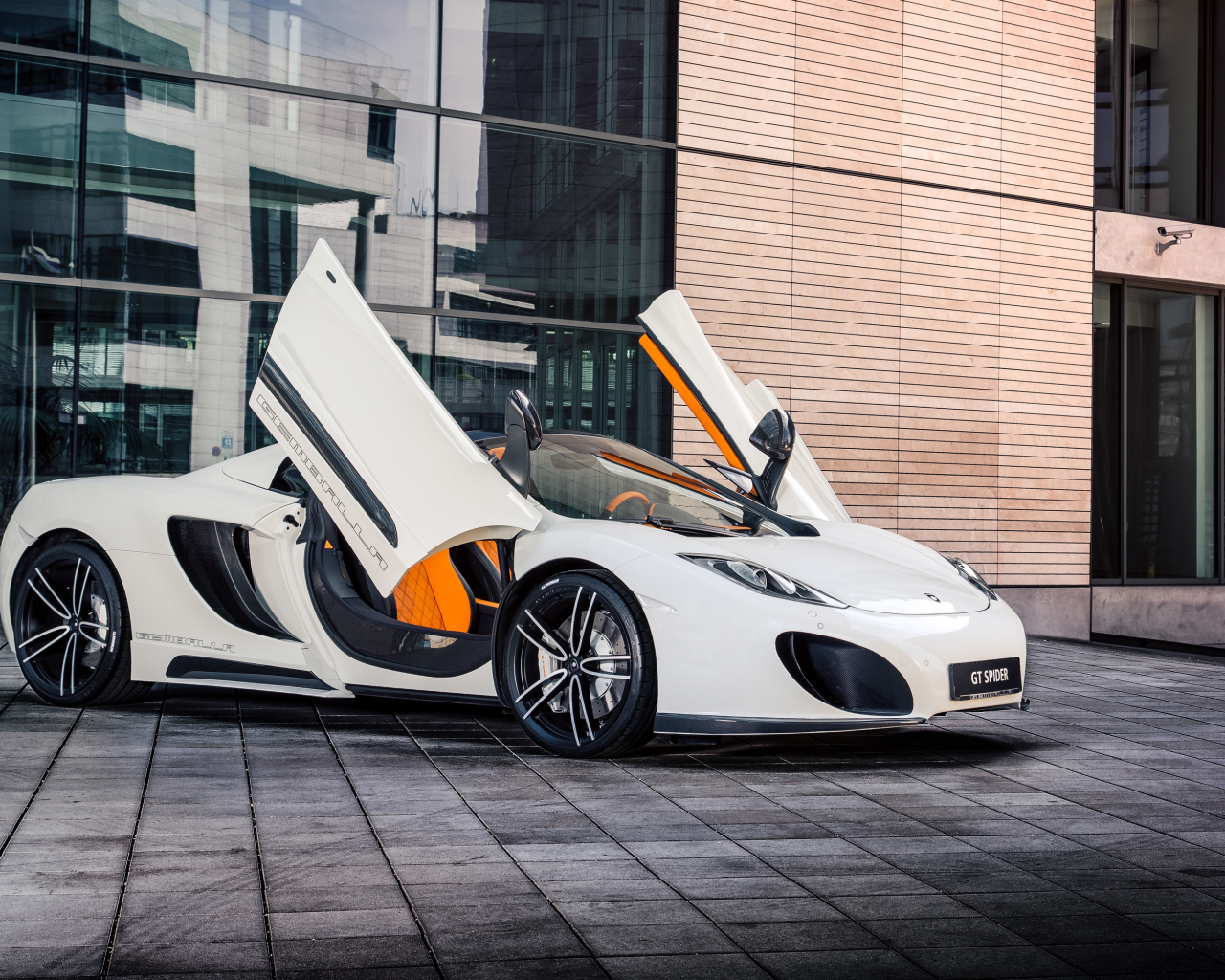 суперкар, двери, supercar, mp4-12c, mclaren, gt spider, gemballa