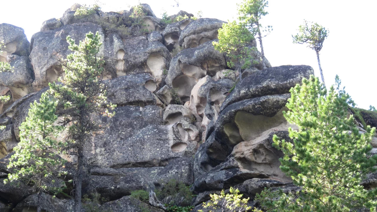 горы, природа, каменный городок, саяны, тп