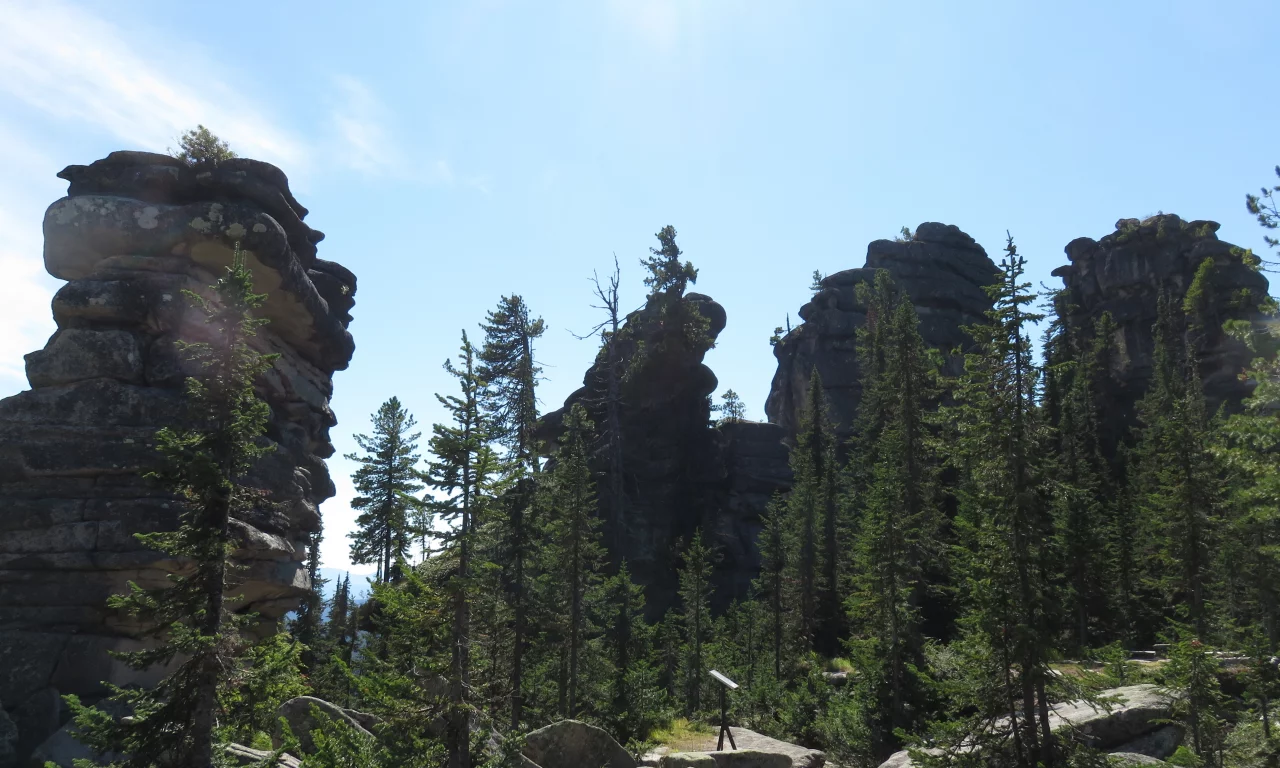 горы, каменный городок, саяны, тп
