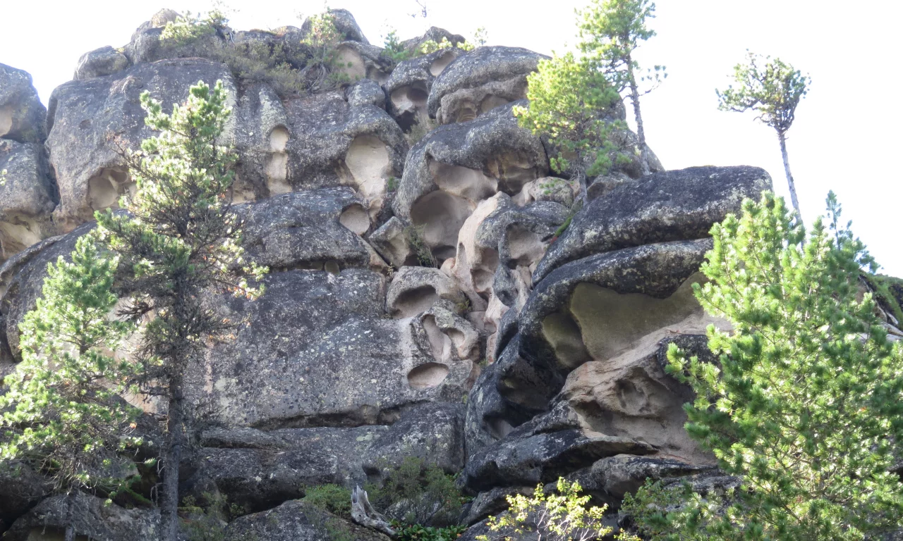 горы, природа, каменный городок, саяны, тп