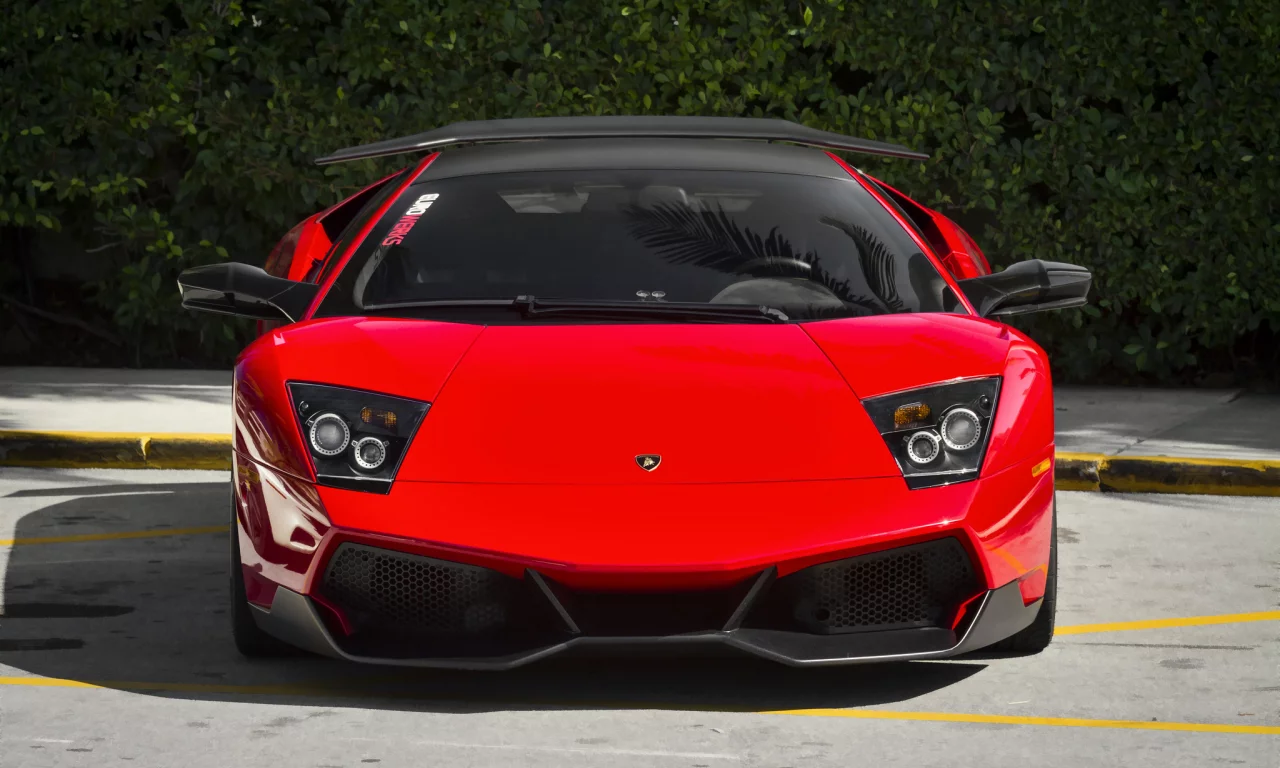 red, lamborghini, lp670 sv, murcielago, supercar