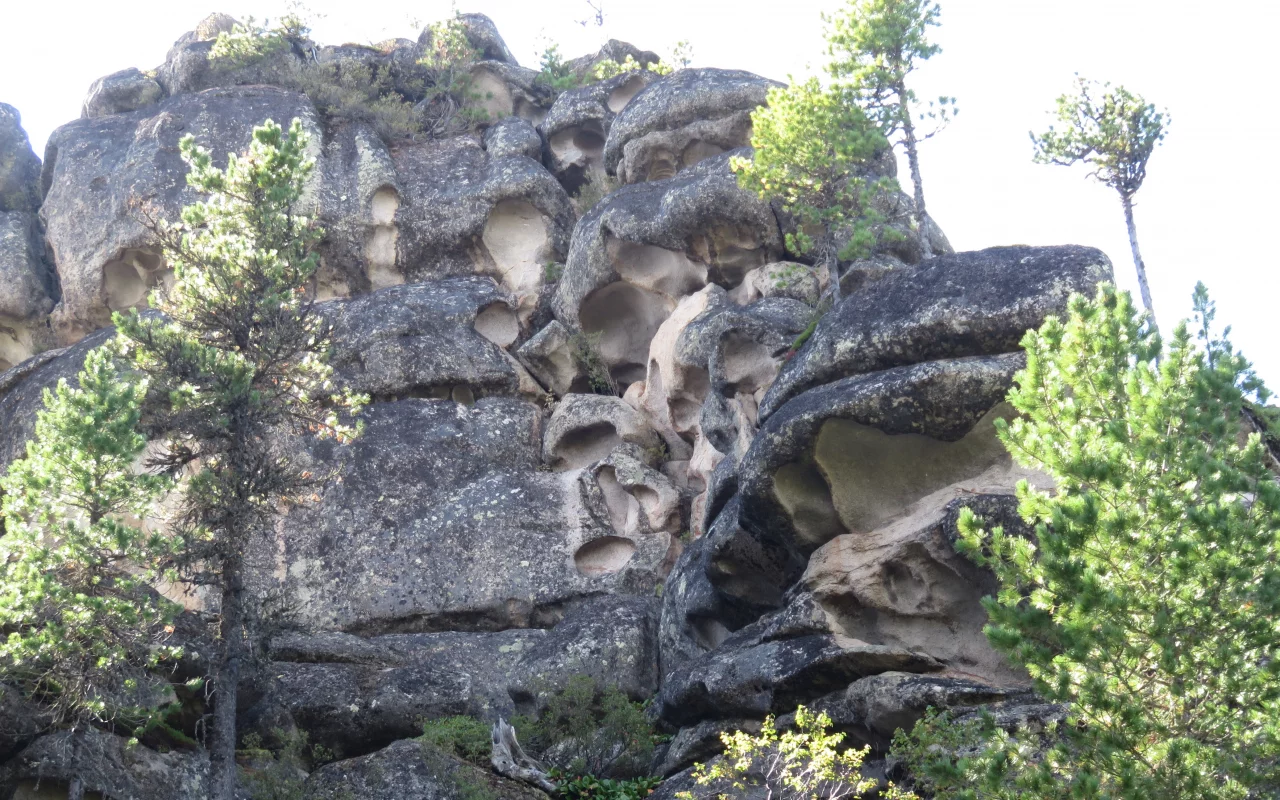 горы, природа, каменный городок, саяны, тп