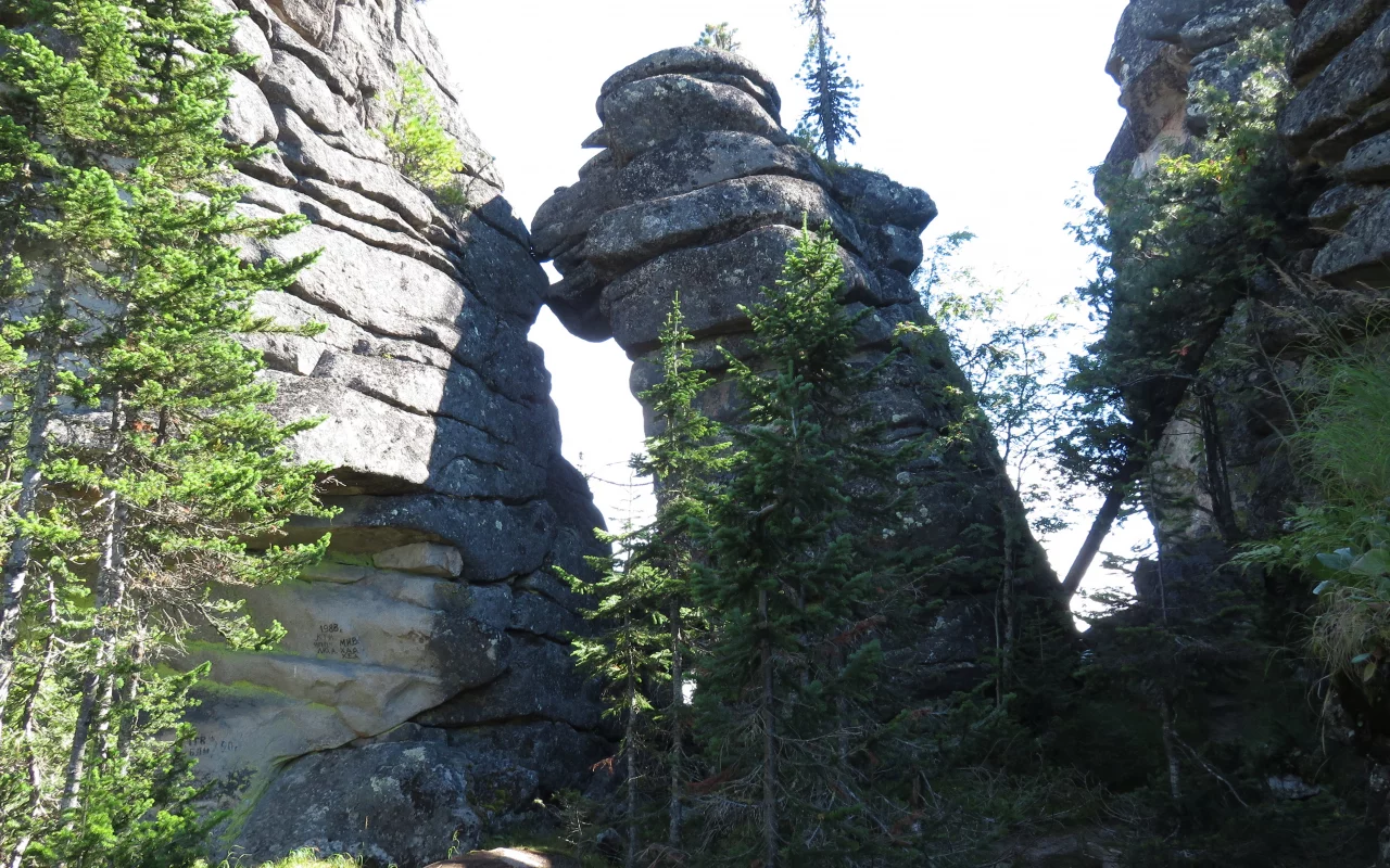 скала, конь, каменный городок, саяны, тп