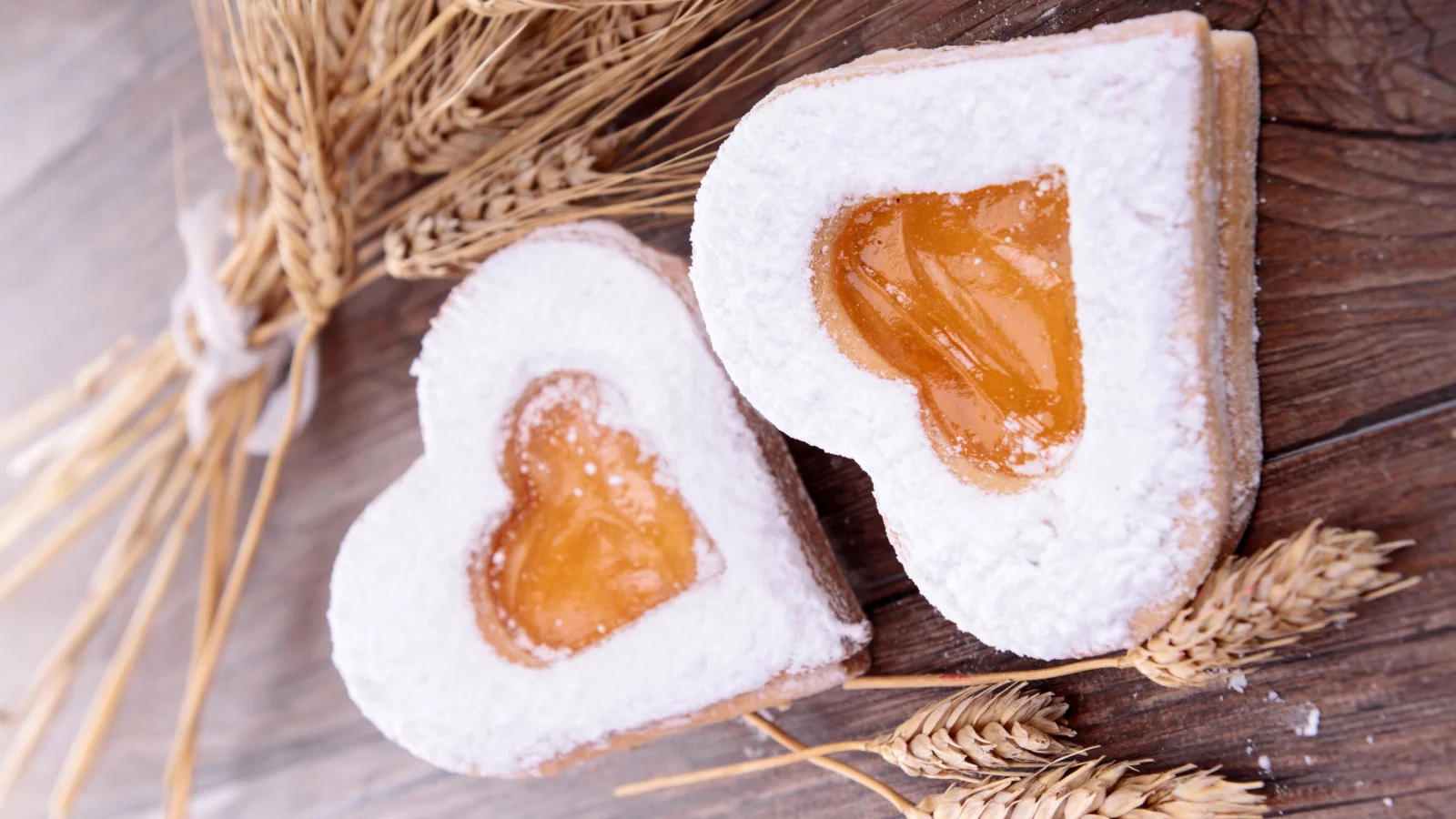 aking, biscuit, heart, выпечка, печенье, сердце, пшеница
