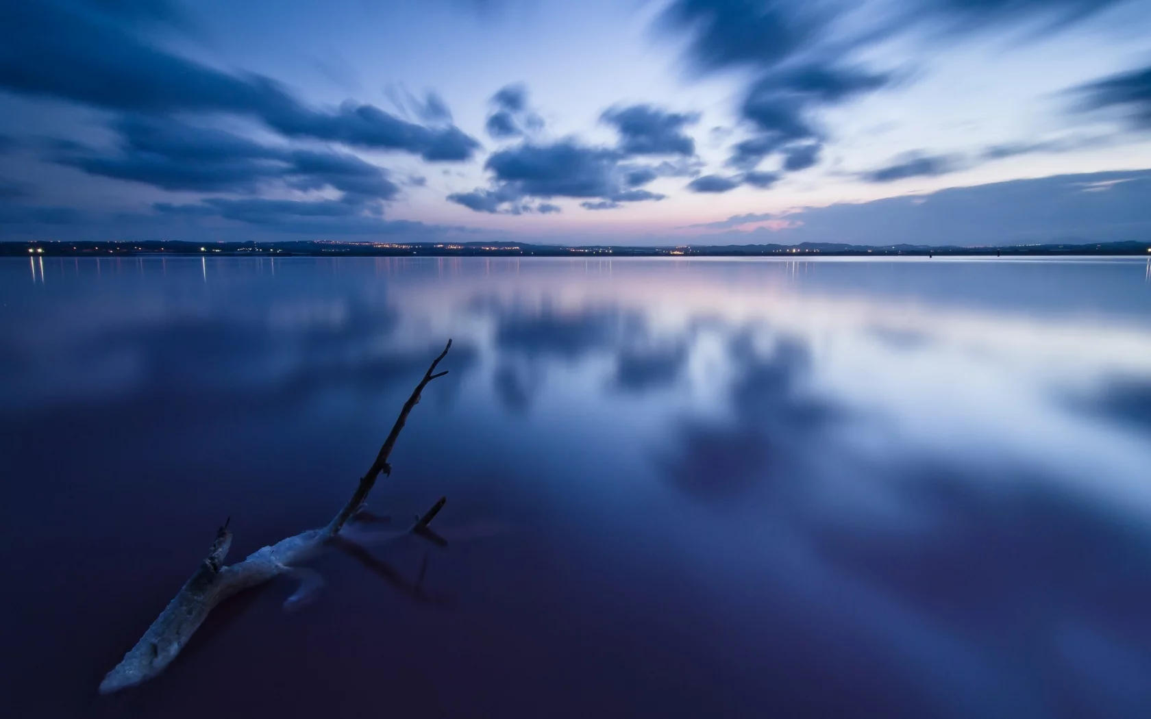 облака, море, пейзаж, вода, дерево, небо, природа