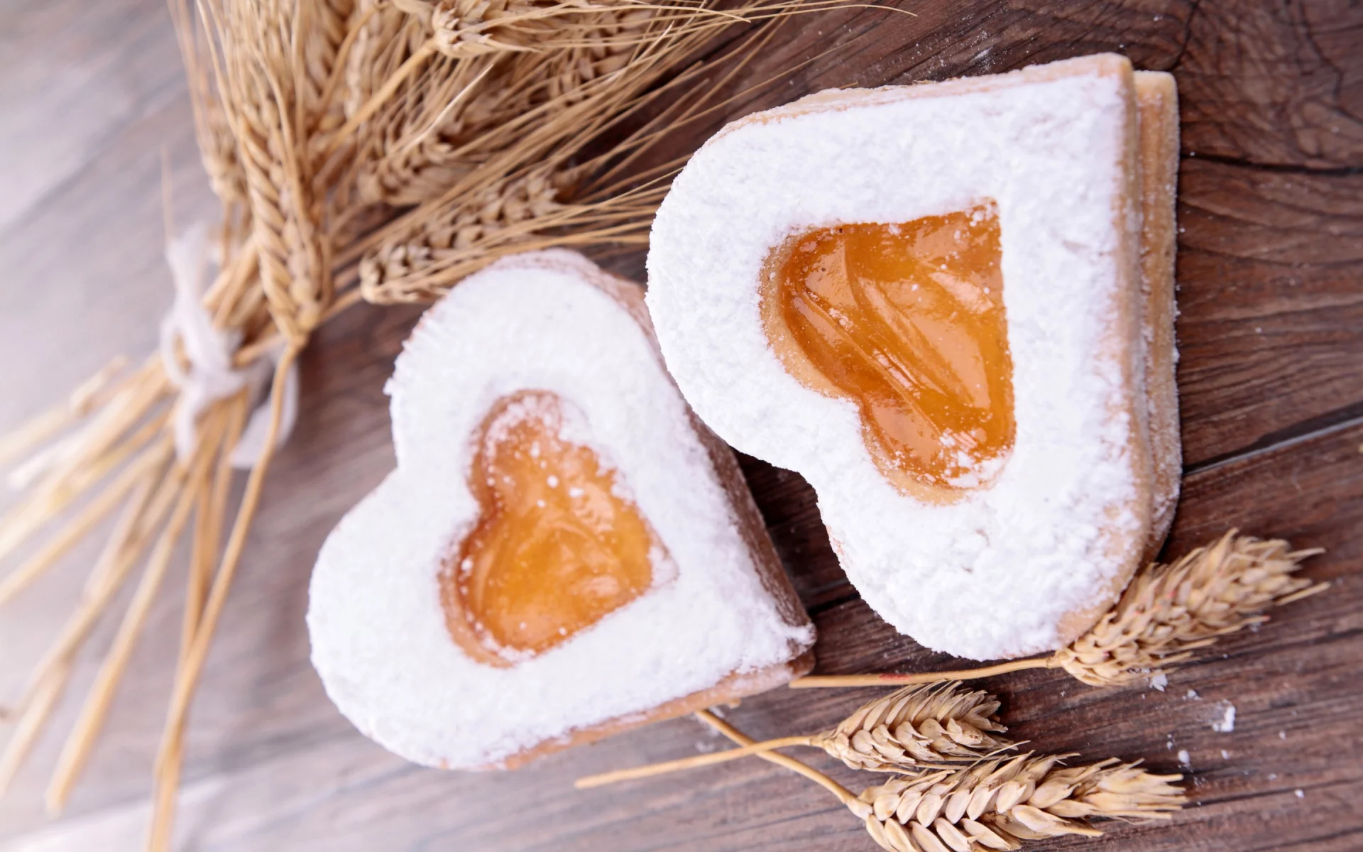 aking, biscuit, heart, выпечка, печенье, сердце, пшеница