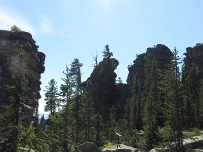 горы, каменный городок, саяны, тп