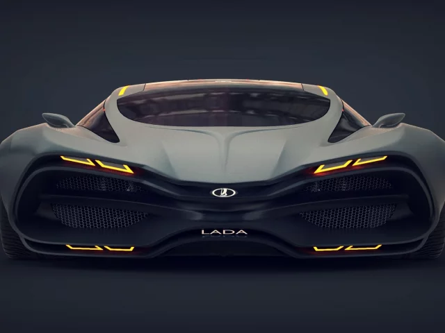 car, лада, concept, равен, передок, lada, raven