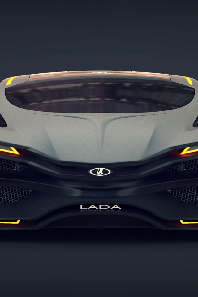 car, лада, concept, равен, передок, lada, raven