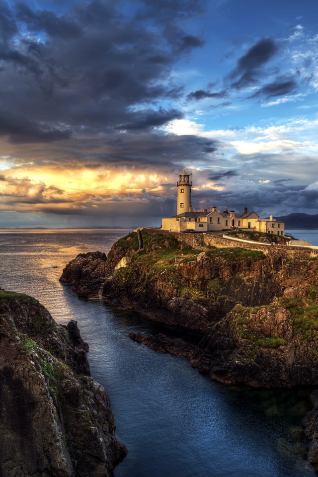 ocean, lighthouse, seascape, fanad head ireland