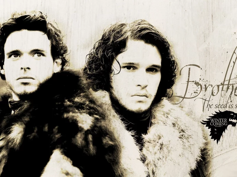 jon snow, роб старк, игра престолов, джон сноу, game of thrones