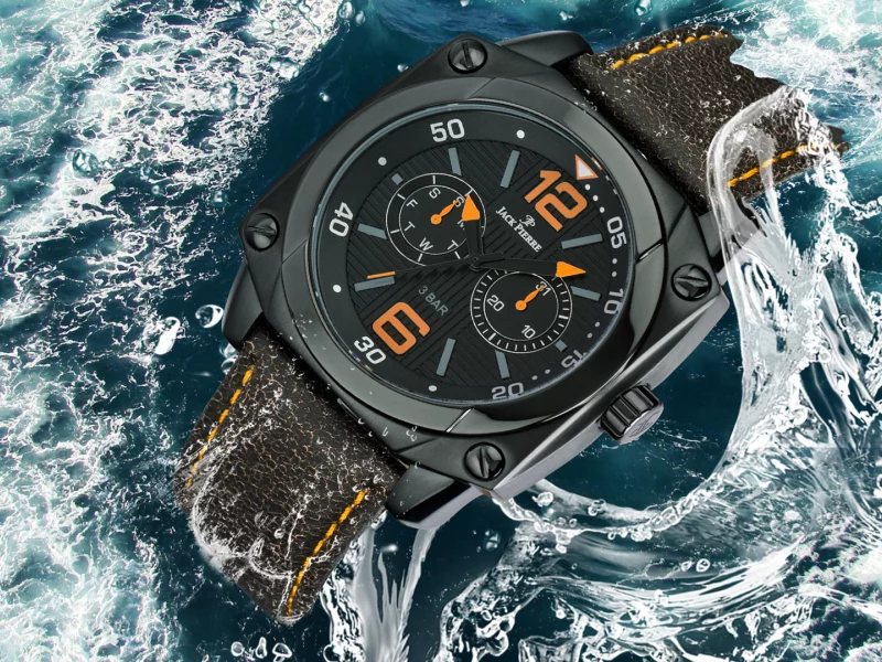 metal, jack pierre, water, watch