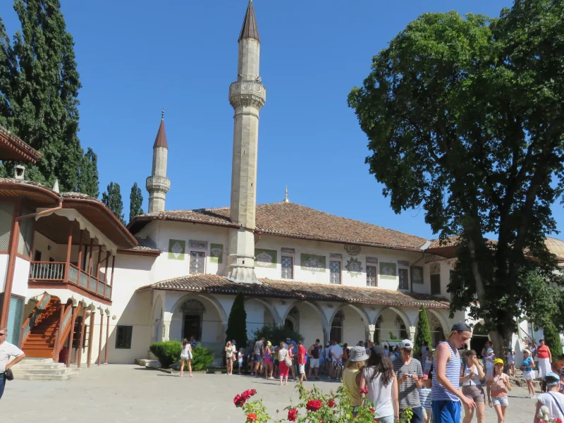 бахчисарай, крым, лето, туристы, тп