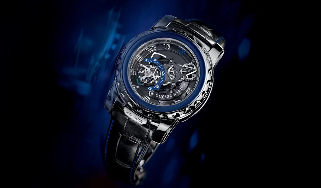 часы, freak, ulysse nardin, blue phantom