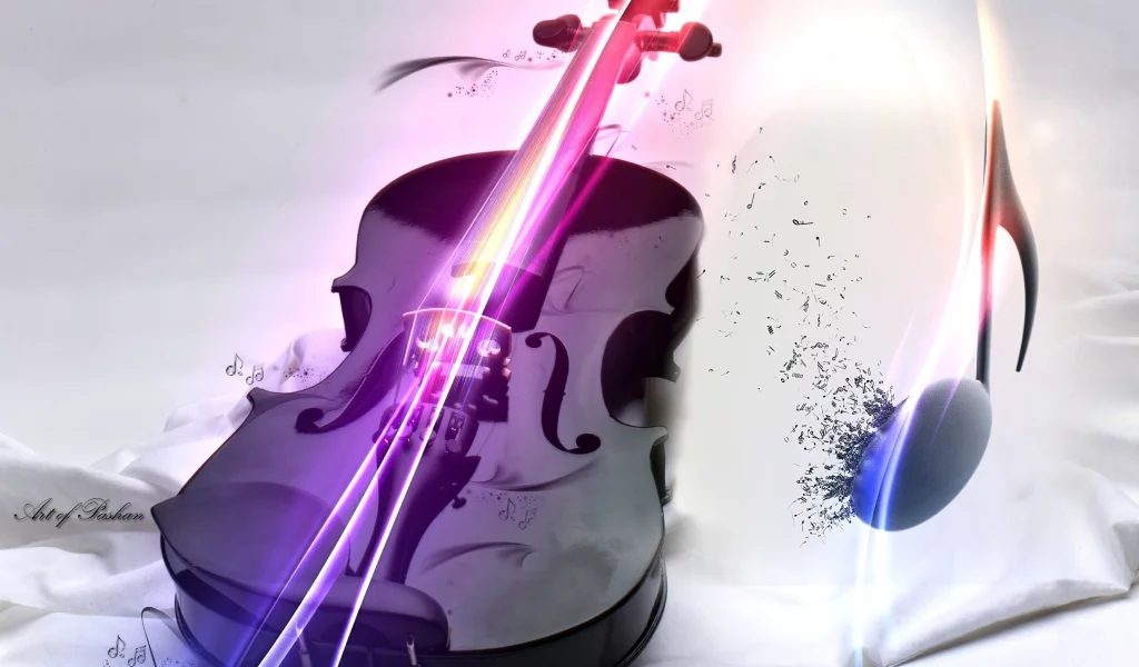 violin, скрипка, на белом, вдохновение, черное, нота