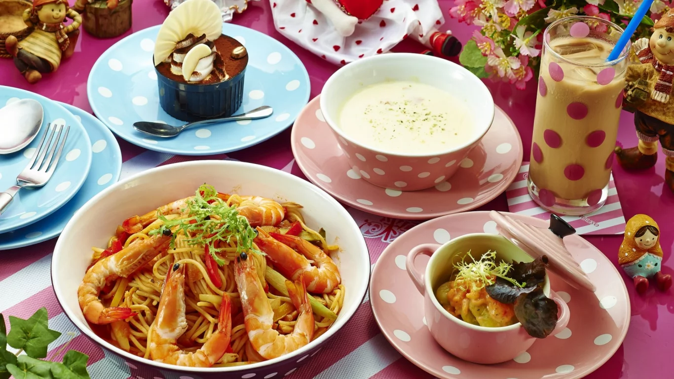 овощи, грибы, салат, картофель, гриль, грейпфрут, соус, мясо, ассорти