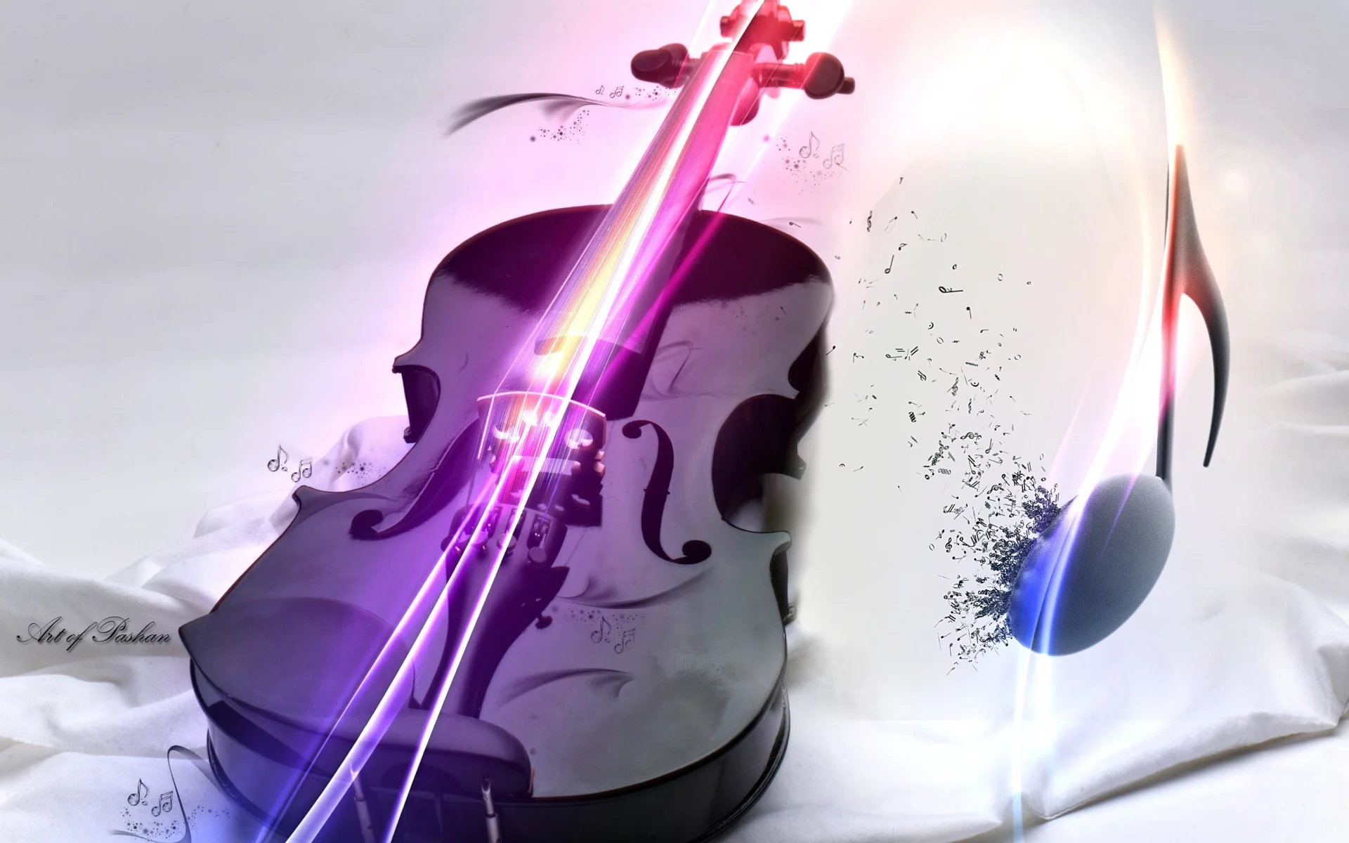 violin, скрипка, на белом, вдохновение, черное, нота
