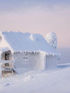 зима, финляндия, лапландия