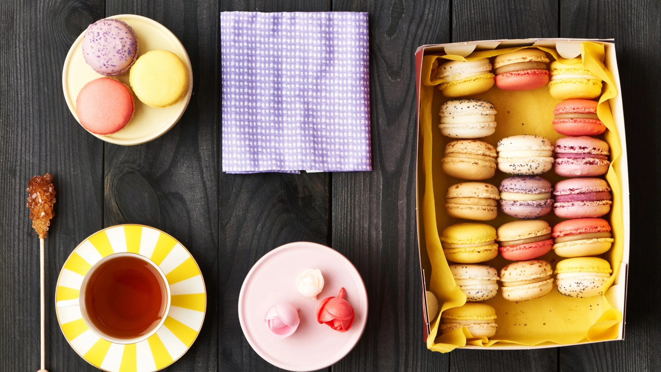 macaron, almond, cookies, dessert, sweet, colorful, макарун, десерт, печенье