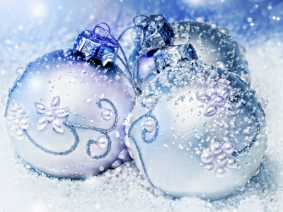 christmas, новый год, new year, белые, снег, шарики, рождество