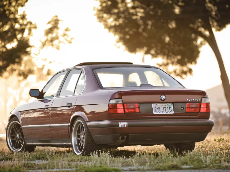 тюнинг, классика, фары, stance, bmw e34, бмв, 525
