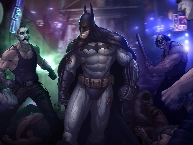 patrick brown, art, arkham city, batman