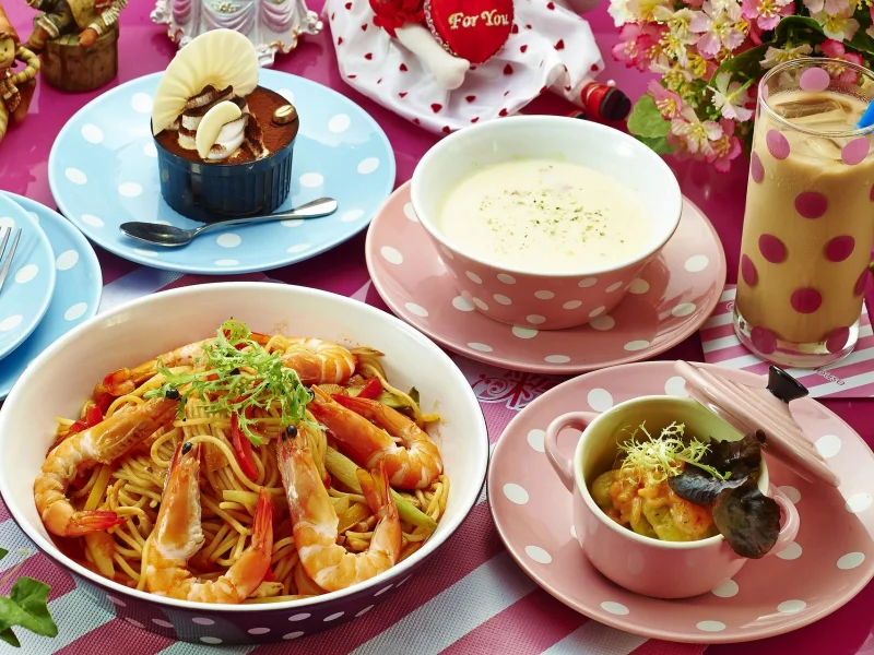 овощи, грибы, салат, картофель, гриль, грейпфрут, соус, мясо, ассорти