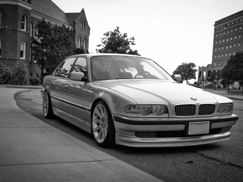 bumer, семёрка, e38, бумер, stance, bmw 740