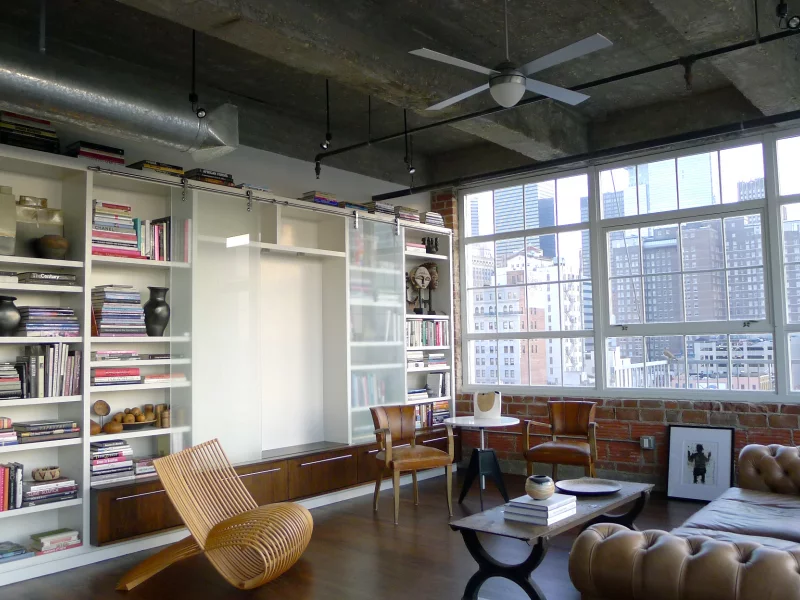furniture, white, shelving, windows, books, department