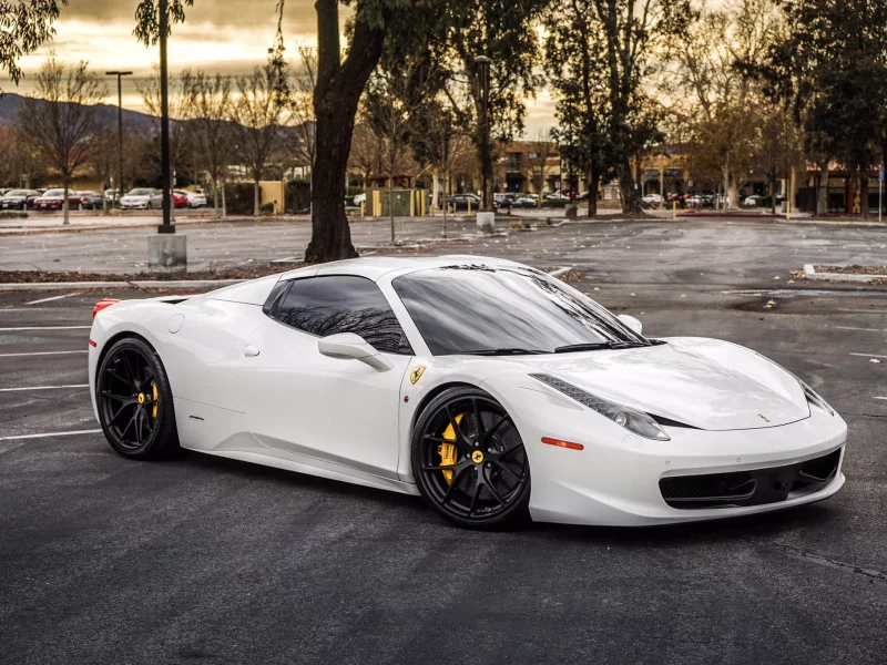 ferrari, авто, белый, машина