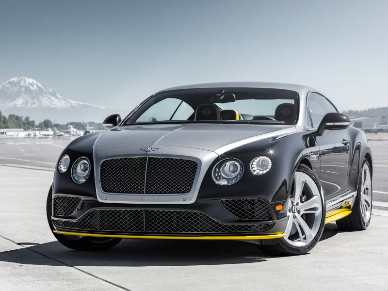 bentley, continental, авто, машина, гора